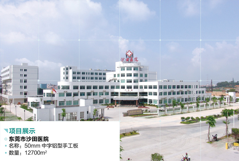 中字铝型玻镁手工彩钢夹芯板客户案例01